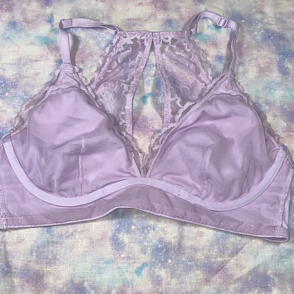 VS PINK • Lavender Lace Racerback Bralette - Picture 7 of 7